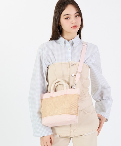 RAFFIA LG SHOULDER BAG メレンゲラフィア｜レスポートサックの