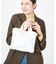 SMALL TWO WAY DENIM TOTE ホワイトデニム/クリームシェルパ