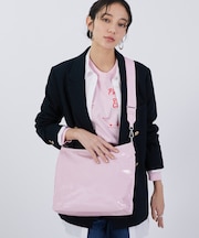MEDIUM ZIP SHOULDER アイシーピンクシャイン