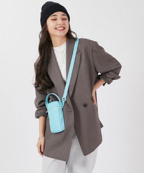 MINI PHONE CROSSBODY ペールターコイズ