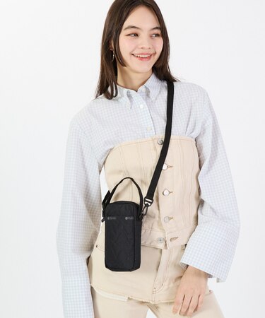 MINI PHONE CROSSBODY ブラックハートデボス