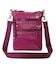 3 ZIP CROSSBODY パープルベリーシャイン