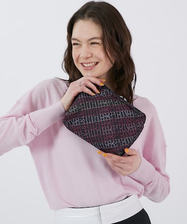 EXTRA LARGE RECTANGULAR COSMETIC ネオンタイポグラフィ