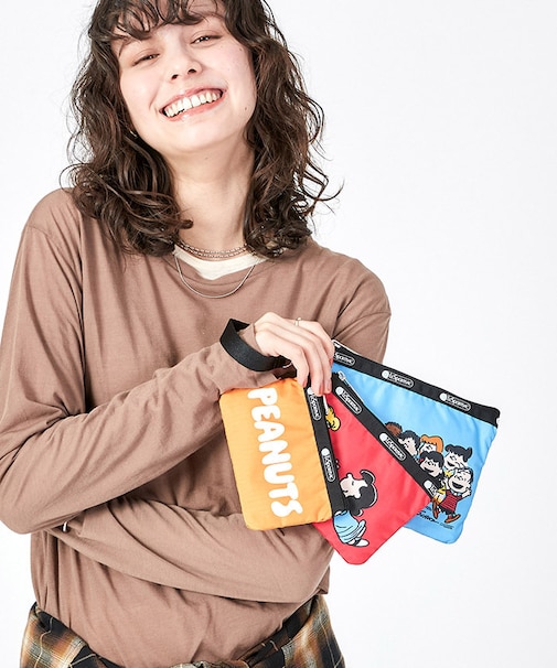 WRISTLET POUCH SET ピーナッツギャング3ポーチセット