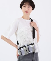 E/W PHONE CROSSBODY ピクセルスクランブルチェック