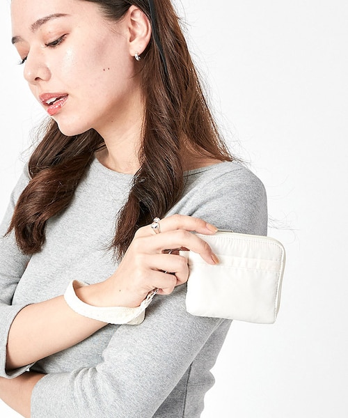 GY SLIM WALLET アイボリーフロスト｜レスポートサックのアウトレット
