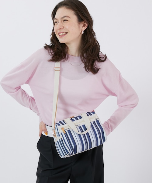 TOP HANDLE CROSSBODY ピーチブラッシュラフィア｜レスポートサックの