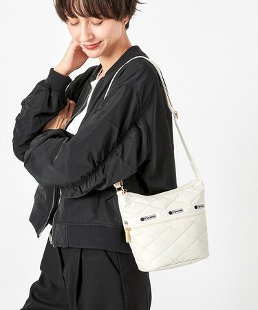 MINI BUCKET SHOULDER BAG サンドバークロスデボス