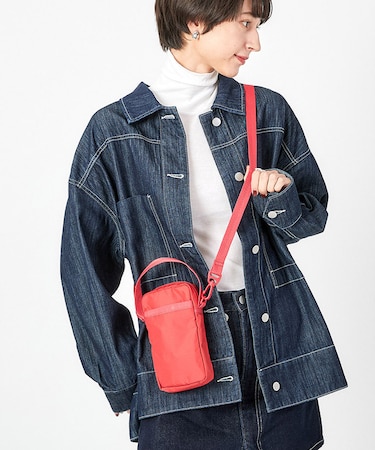 MINI PHONE CROSSBODY ロージーレッド