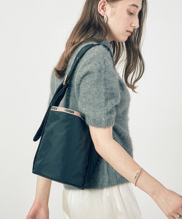 MED BELT HANDLE TOTE シャドウブラック