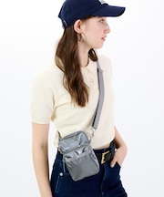 MINI PHONE BAG ガンメタルグレーシャイン