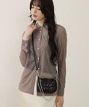 2WAY CHAIN MINI BAG コズミックブラック