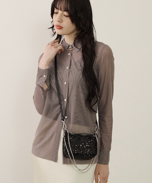 2WAY CHAIN MINI BAG コズミックブラック
