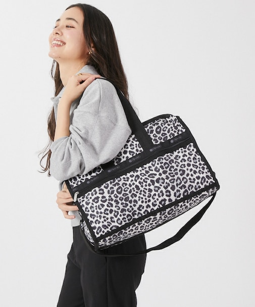 DELUXE MED WEEKENDER ニュートラルレオパード