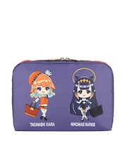 EXTRA LARGE RECTANGULAR COSMETIC キアラアンドイナニスポーチ