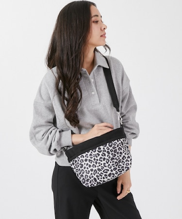 SMALL BUCKET BAG ニュートラルレオパード