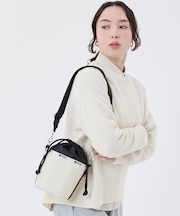 SM DRAWSTRING BUCKET サンドバー/ブラック