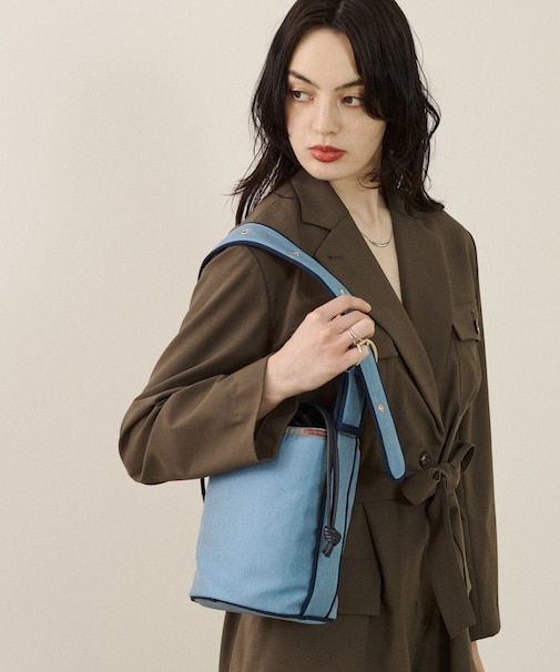 MED BELT DRAWST TOTE コズミックスカイデニム