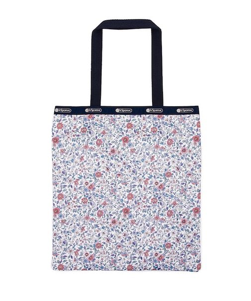 LARGE EMERALD TOTE タペストリーフラワー