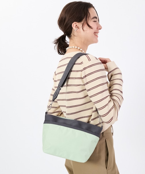 SMALL BUCKET BAG フロスティグリーン/サンダー