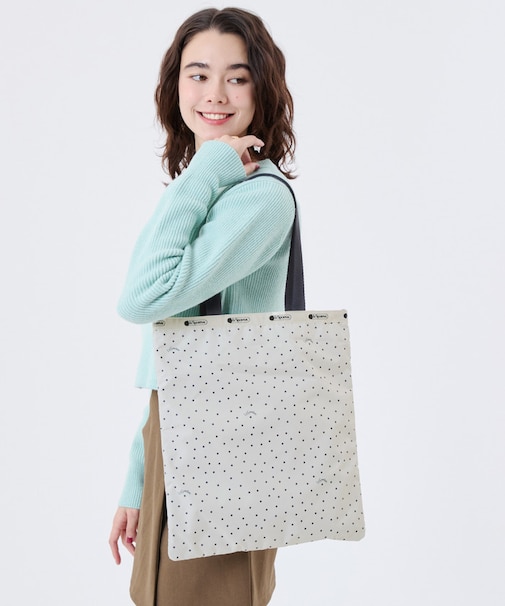 LARGE EMERALD TOTE プレイフルドッツ