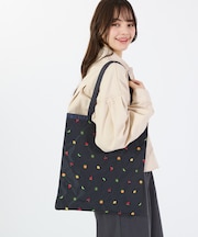 LARGE EMERALD TOTE ミックスドフルーツエンブロイダリー