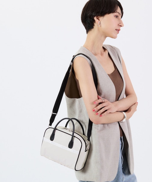 SQUARE TH CROSSBODY アップタウンパールシャイン/ブラック