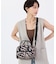 SQUARE TH CROSSBODY アップタウンラフィアゼブラ/ブラック