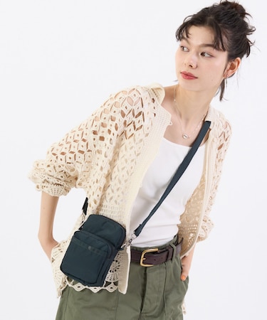 MINI PHONE BAG ミッドナイトグリーン