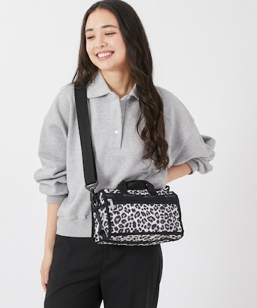 MINI DUFFEL CROSSBODY ニュートラルレオパード