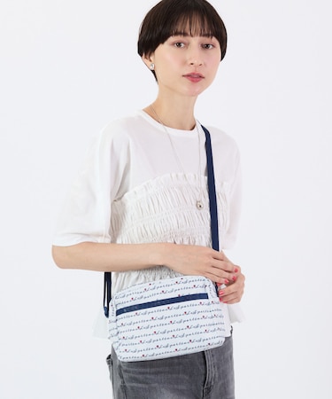 DANIELLA CROSSBODY マリンロゴボーダー