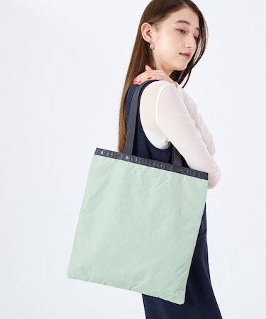 LARGE EMERALD TOTE フロスティグリーン/サンダー