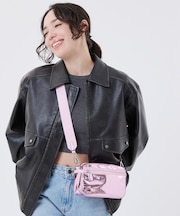 MIR E/W PHONE CROSSBODY ピンクアメジスト