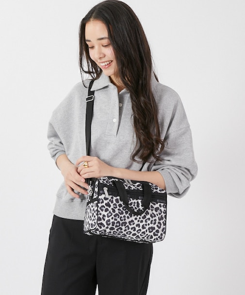 EVERYDAY SM SATCHEL ニュートラルレオパード