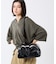 E/W CITY DRAWSTRING BAG  アップタウンブラックシャイン/ブラック2
