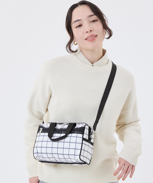 EVERYDAY SM SATCHEL モノクラスチェック