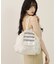 MED NET TOTE BAG フィッシュネットシルバーホイル