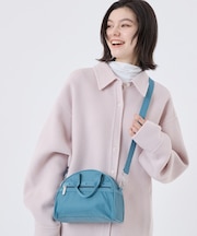 ROUND SM SATCHEL ブルーインディゴ