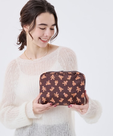 EXTRA LARGE RECTANGULAR COSMETIC テディベアワンダーランド