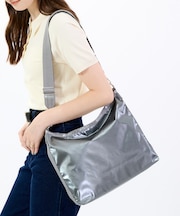 MEDIUM ZIP SHOULDER ガンメタルグレーシャイン