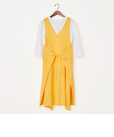 ウインドウペンチェック3WAYエプロン