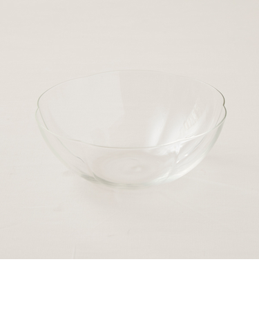 耐熱ガラス　輪花ボウル　20㎝