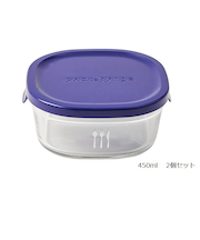 【年末年始　数量限定特別セット】カトラリー　ガラスレンジパック450ml　２個セット