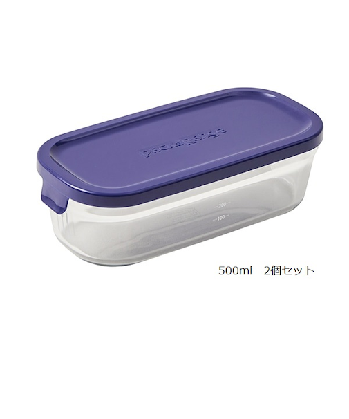 【年末年始　数量限定特別セット】カトラリー　ガラスレンジパック500ml　２個セット