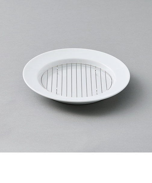 【年末年始　数量限定特別セット】網付きリムプレートとフラワープレート２枚セット