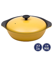 【年末年始　数量限定特別セット】もてなし鍋27㎝（スチームプレートなし）・深型しゃもじ2Ｐ　セット