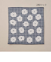 モッコウバラミニふきん　同色２枚セット