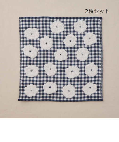モッコウバラミニふきん　同色２枚セット