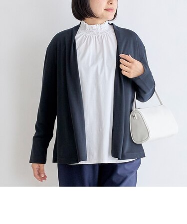 強撚スムーストッパーカーディガン