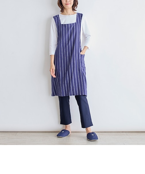 ダブルガーゼフリークロスエプロン